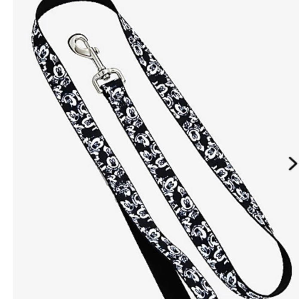 Mickey Mouse Faces Pet Leash New